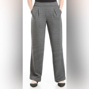 Max Studio Womens Wide Leg Pleated Pant